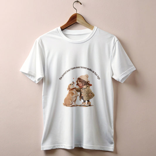 "The Purest Love" Women's Classic Dog Lover T-Shirt