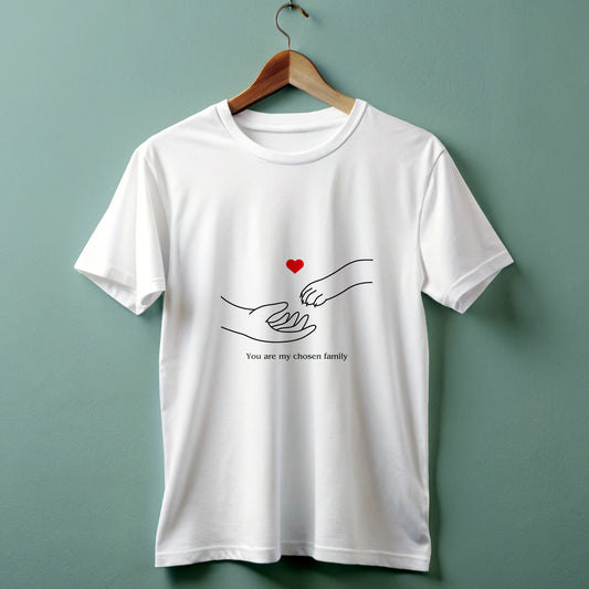 "My Chosen Family" Minimalist Graphic Tshirt