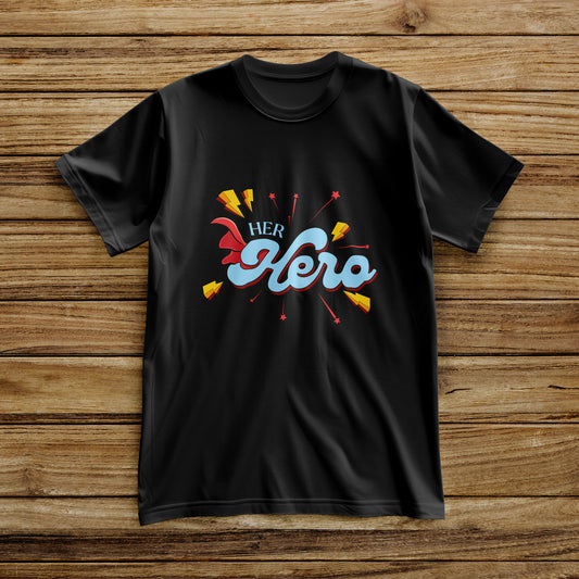"Her Hero" Retro Graphic Tee