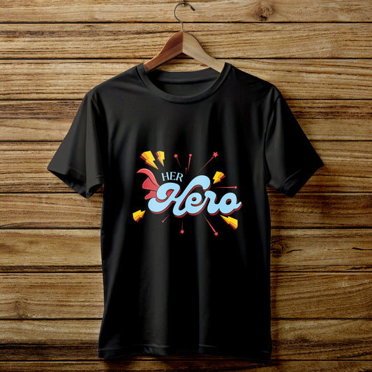 "Her Hero" Retro Graphic Tee