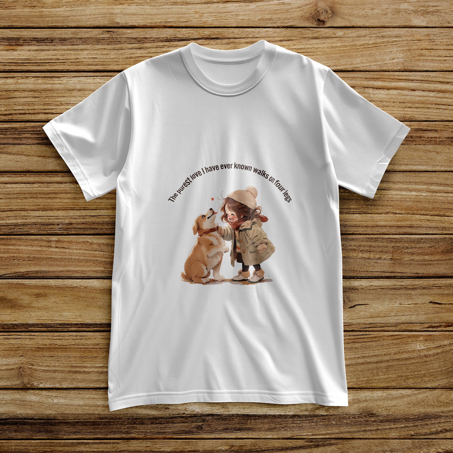 "The Purest Love" Women's Classic Dog Lover T-Shirt